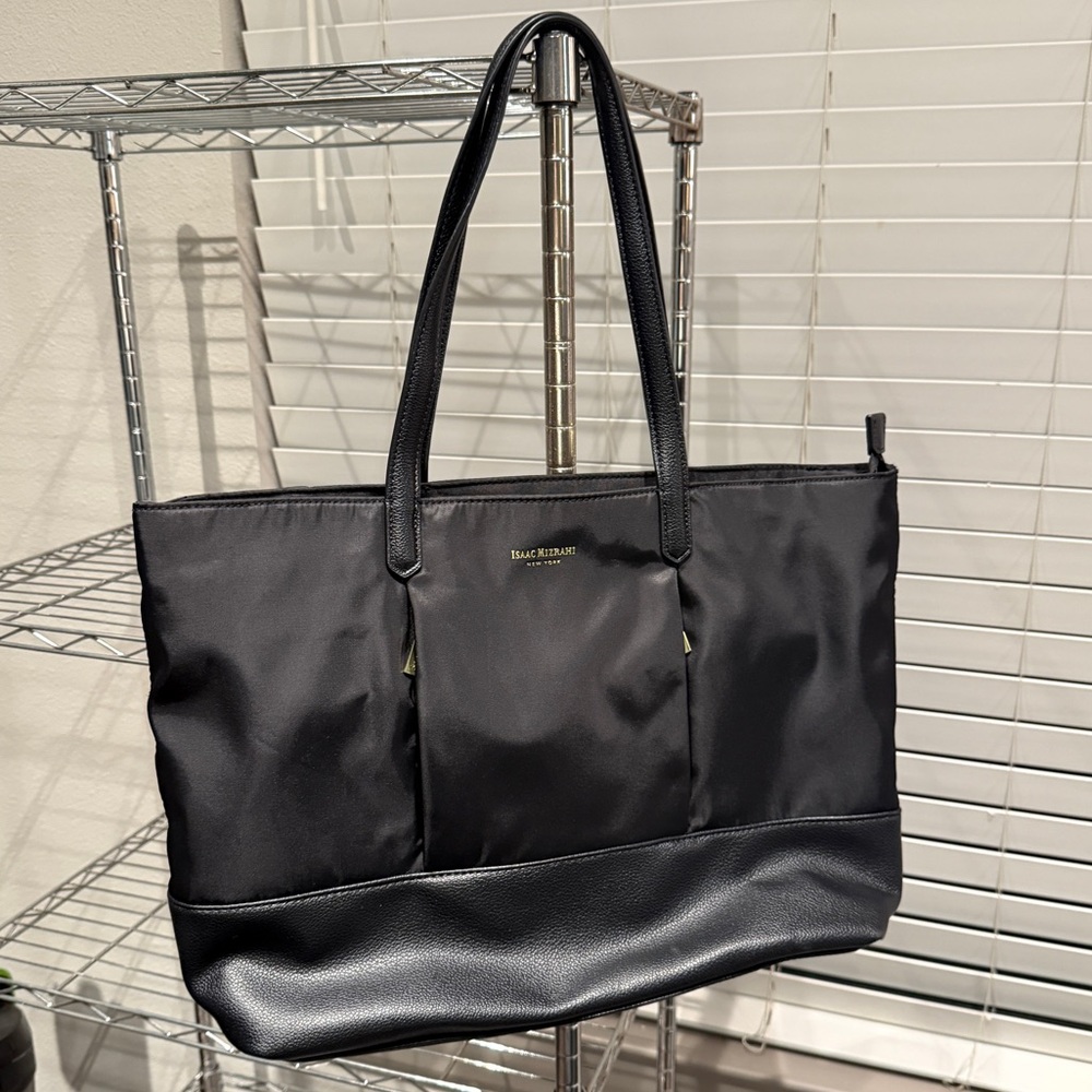 Isaac Mizrahi Black Tote Bag
